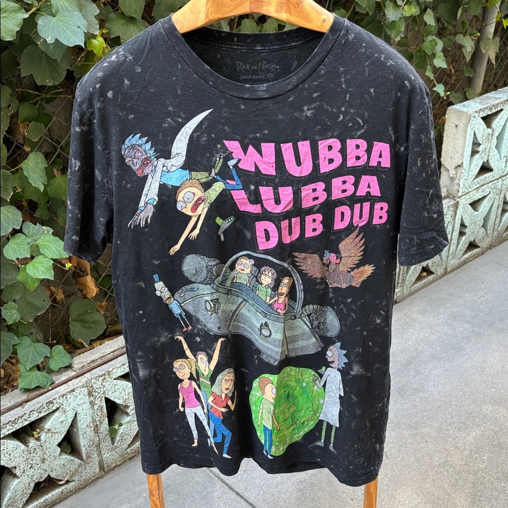 Rick and Morty Adult Swim T-shirt LARGE